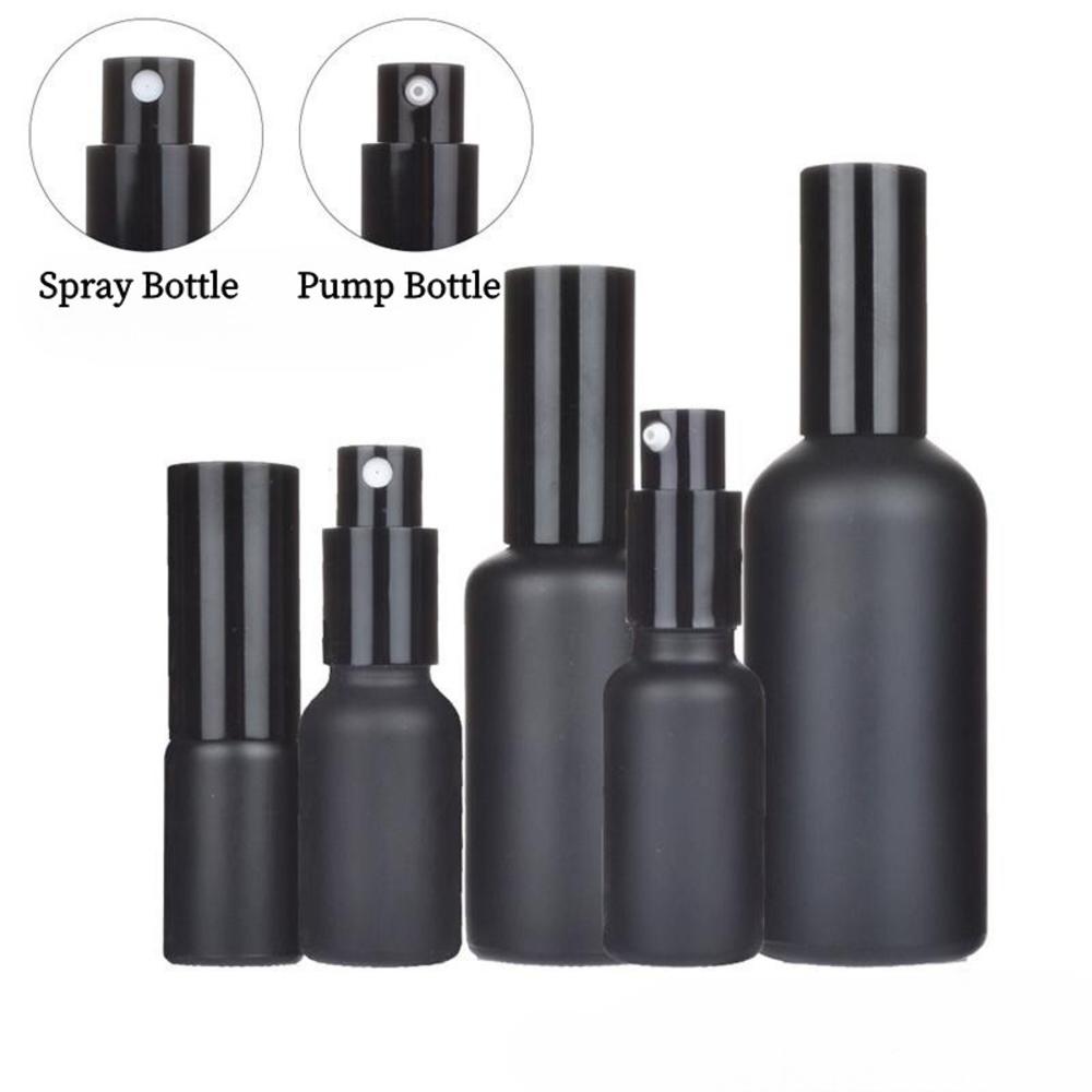 Home Fragrance Jar - Spray Bottle 5ml-100ml Black Glass Empty