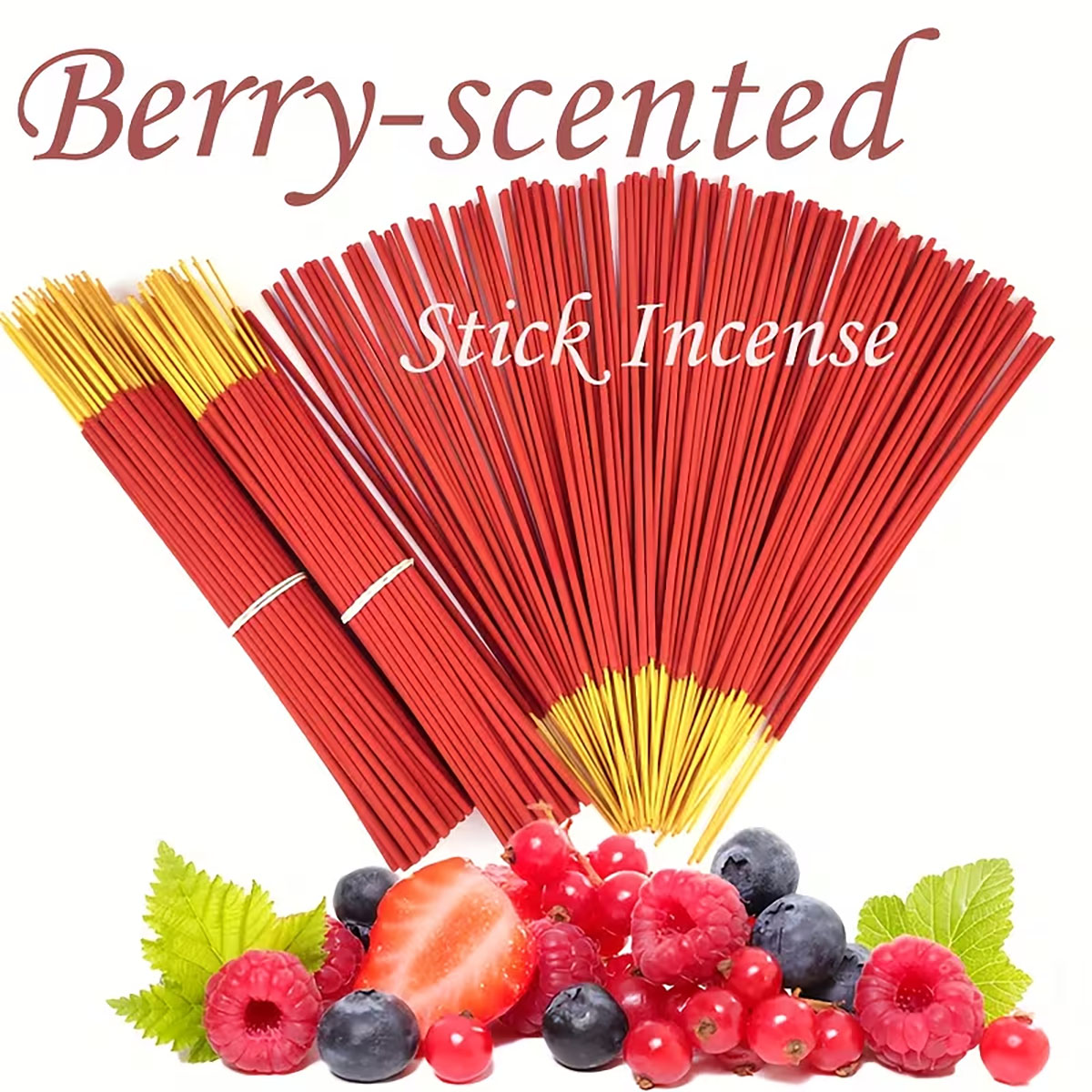 Smokeless Incense Stick - Wild Strawberry Incense Stick - 25.5cm