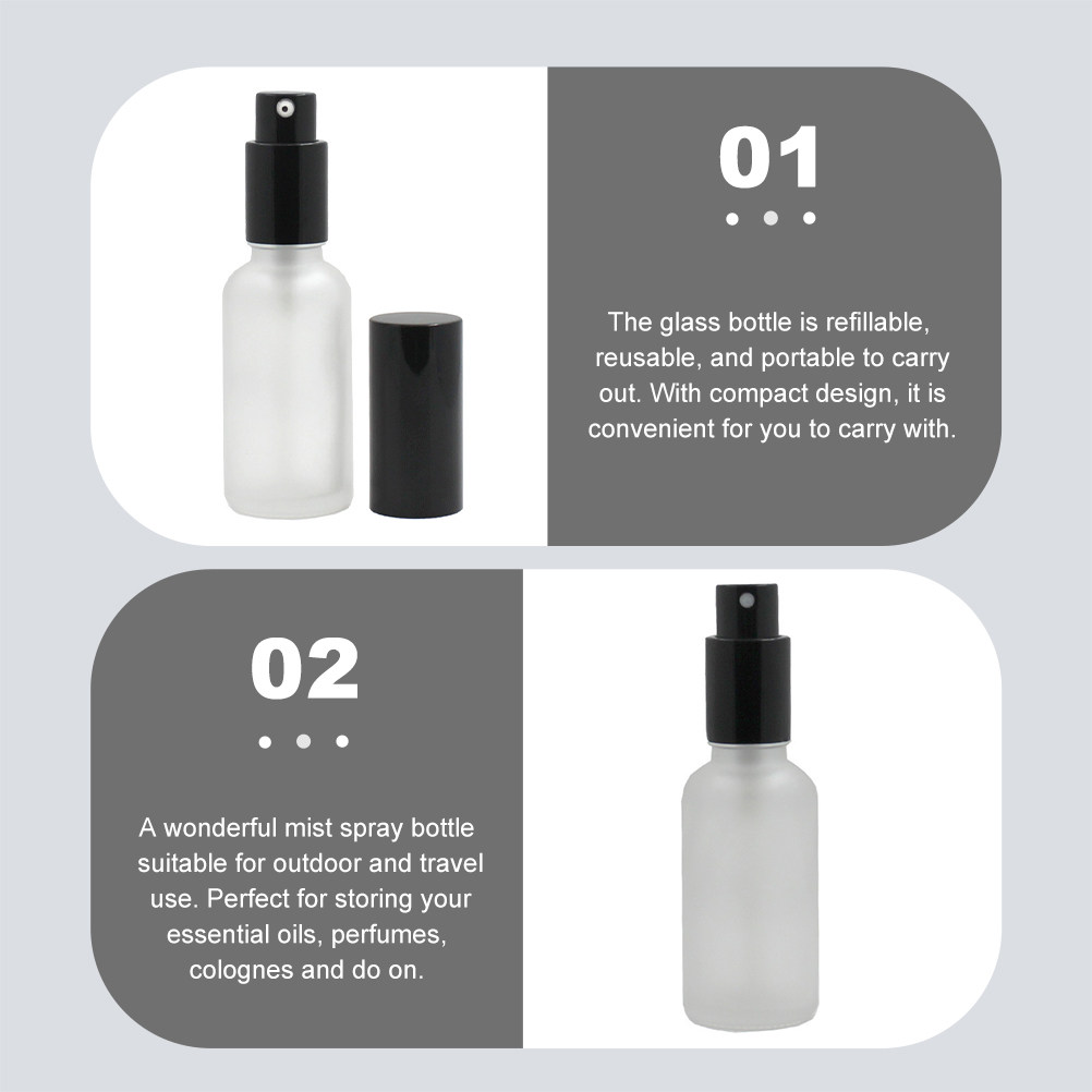 Perfume Atomizer Travel - 3Pcs Essential Oil Spray Bottles Glass