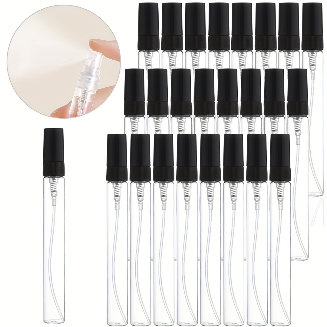 Perfume Atomizer Travel - 25pcs 10ml Refillable Empty Portable Glass