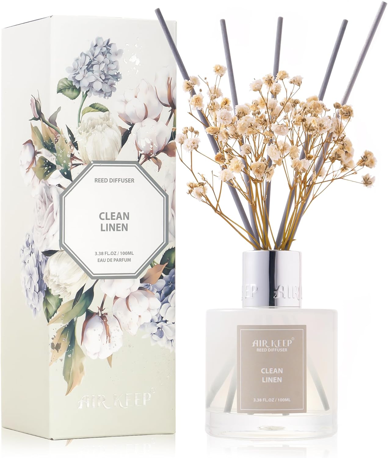 Home Fragrance Linen - Reed Diffuser Set, 3.38 fl oz