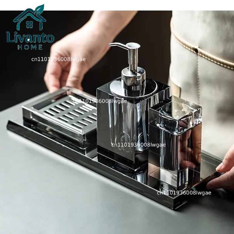 Crystal Glass Bathroom Accesso - Home Fragrance Jar のレビューと価格