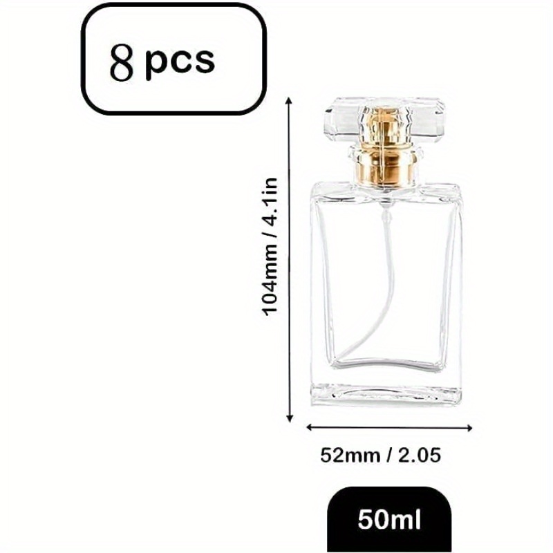 8pcs 30ml Glass Perfume Bottle - Perfume Atomizer Travel のレビューと価格