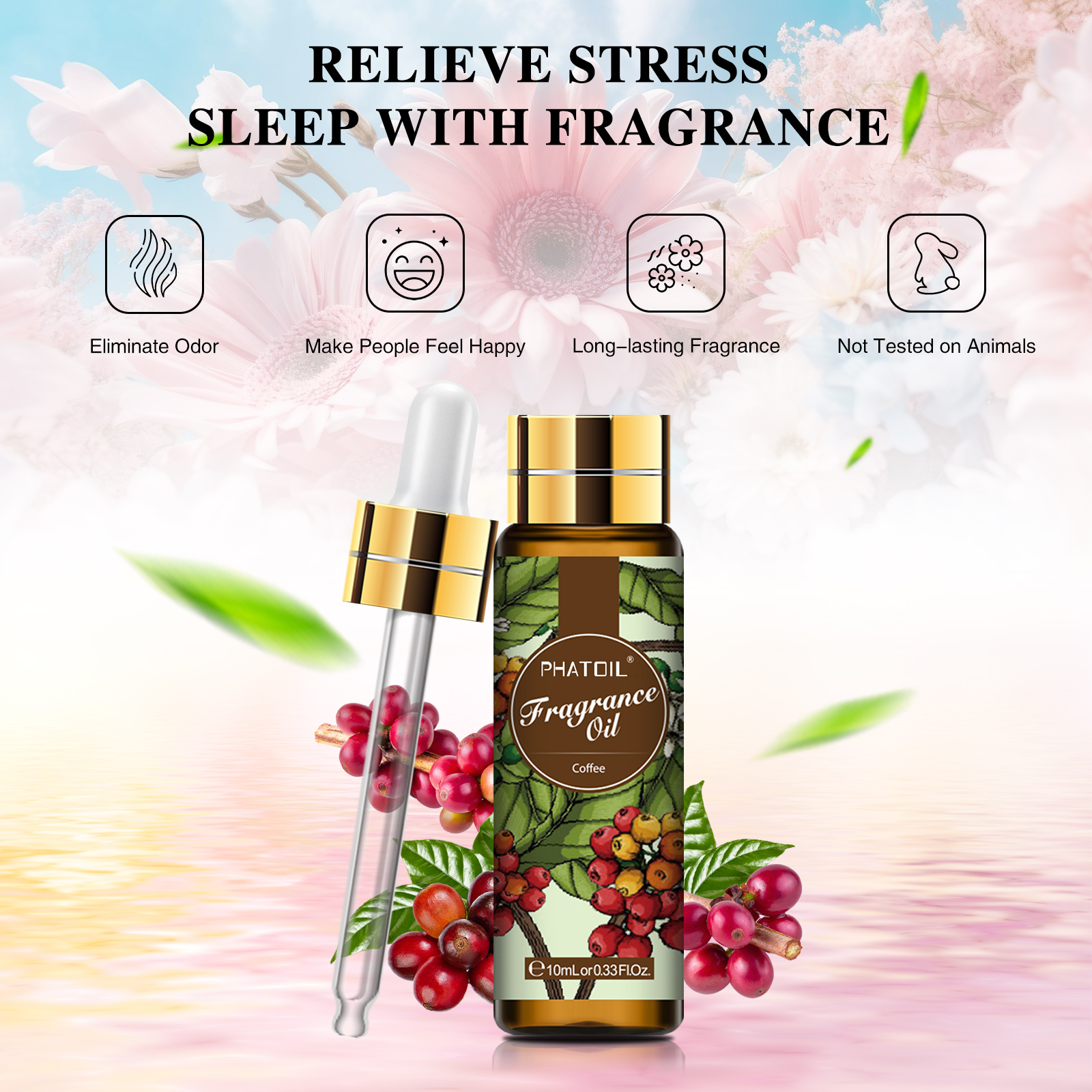 10ml with Dropper Coffee Sea B - Home Fragrance Linen のレビューと価格