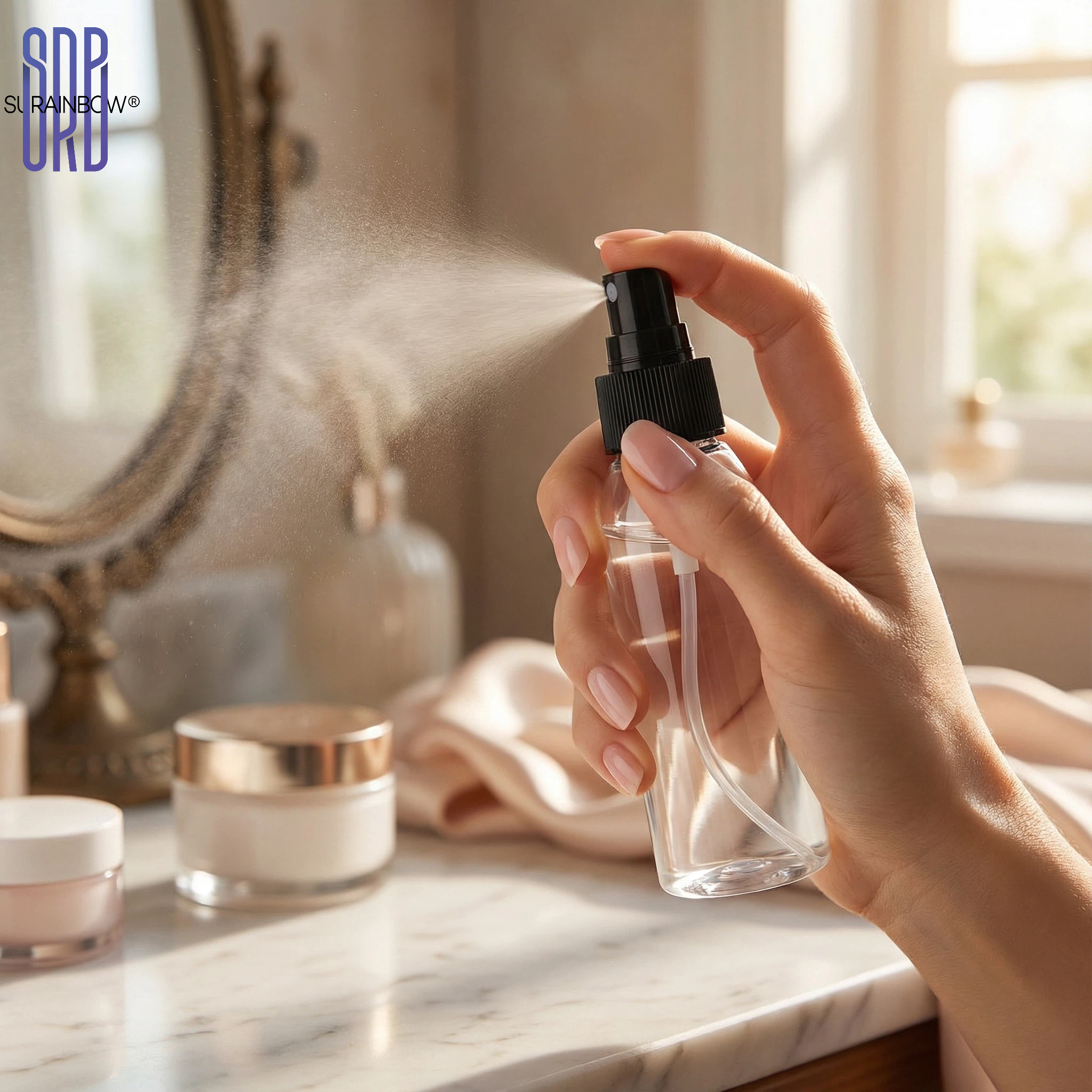 Spray Bottles, Clear Plastic E - Perfume Atomizer Travel のレビューと価格
