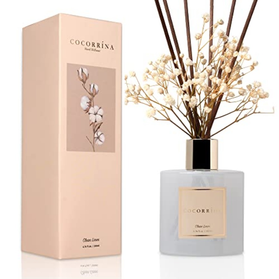 Reed Diffuser Set, Clean Linen - Home Fragrance Linen のレビューと価格