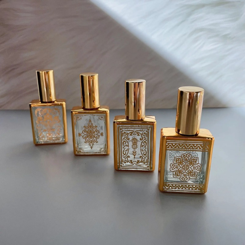 15ml 4 Random Patterns Glass P - Perfume Atomizer Travel のレビューと価格