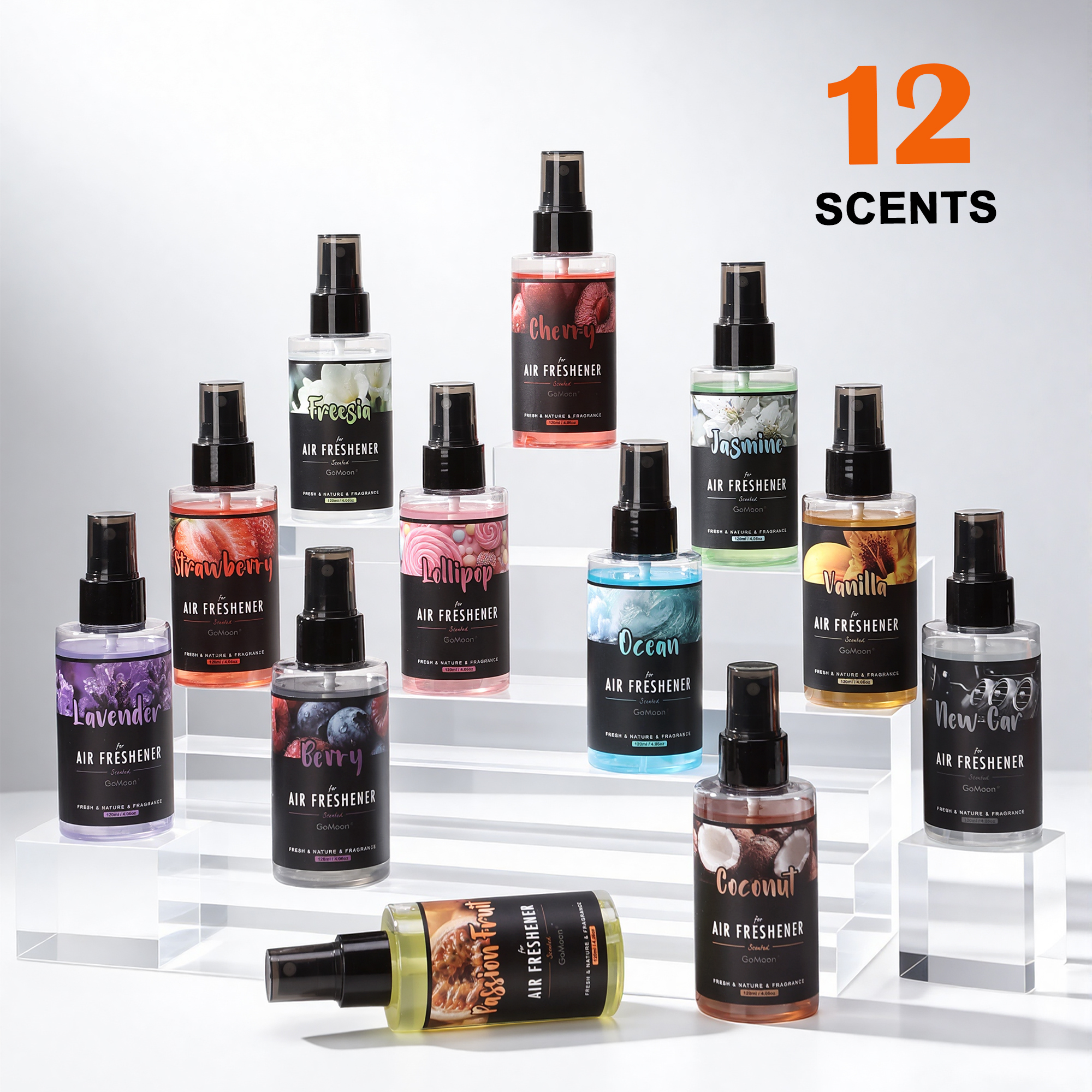 flower/fruit/candy scent car f - Home Fragrance Room Spray のレビューと価格