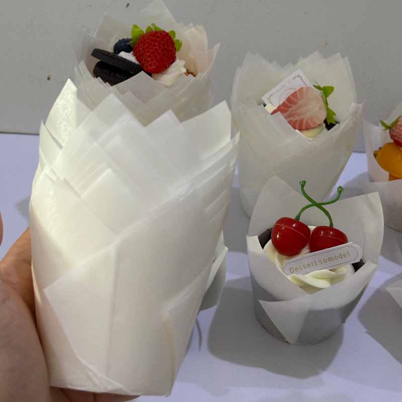 50Pcs/100Pcs/200Pcs Tulip Cake - Home Fragrance Accessories のレビューと価格