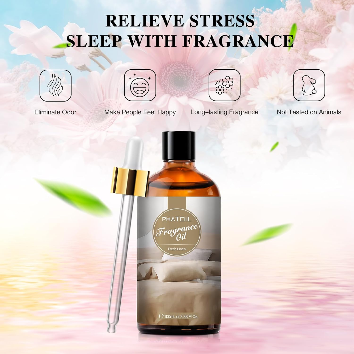 PHATOIL 3.38FL.OZ Fresh Linen  - Home Fragrance Linen のレビューと価格