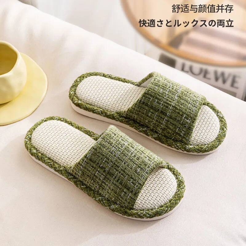 Women's Slippers Summer New Ja - Home Fragrance Linen のレビューと価格