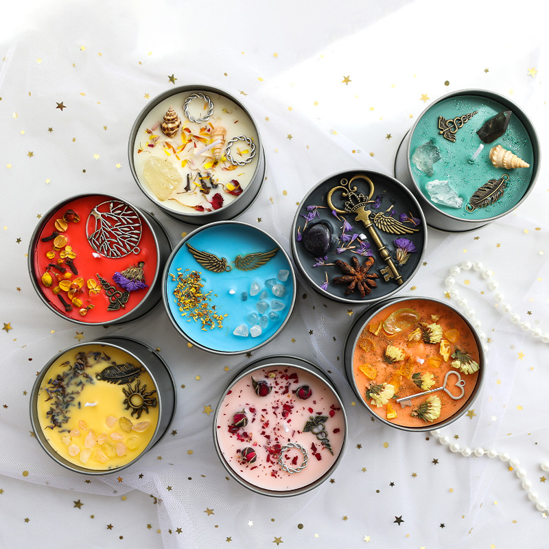 Handmade Crystal Iron Can Wax  - Home Fragrance Jar のレビューと価格