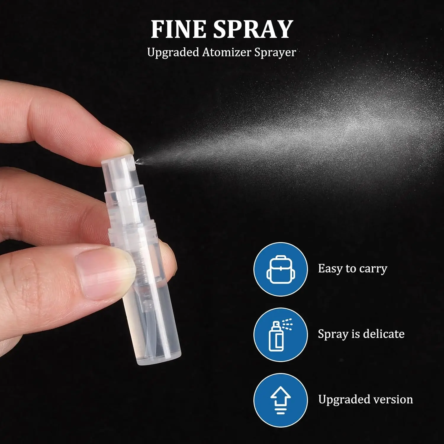 3 ml Mini Spray Bottles, 10 Pa - Perfume Atomizer Travel のレビューと価格