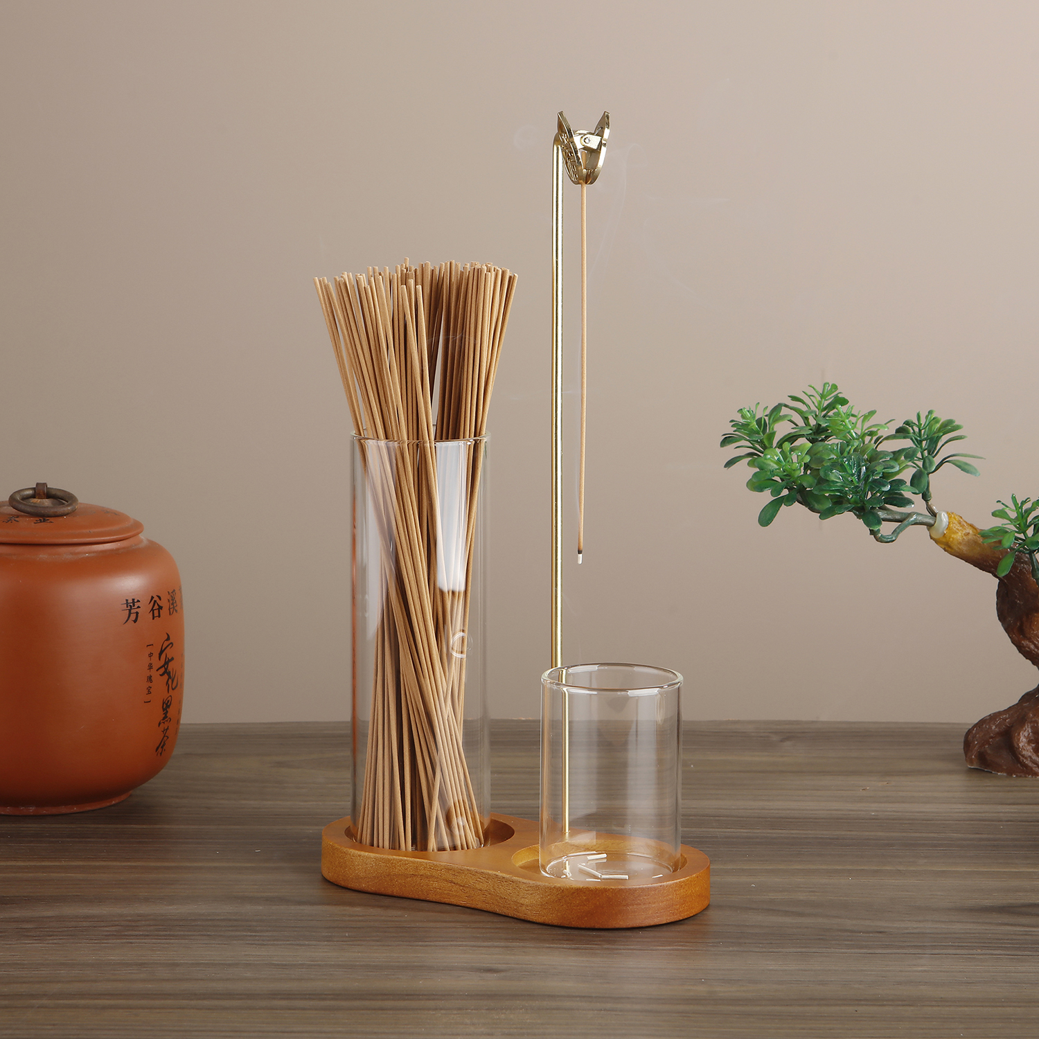 Glass Incense Holder for Stick - Smokeless Incense Stick のレビューと価格