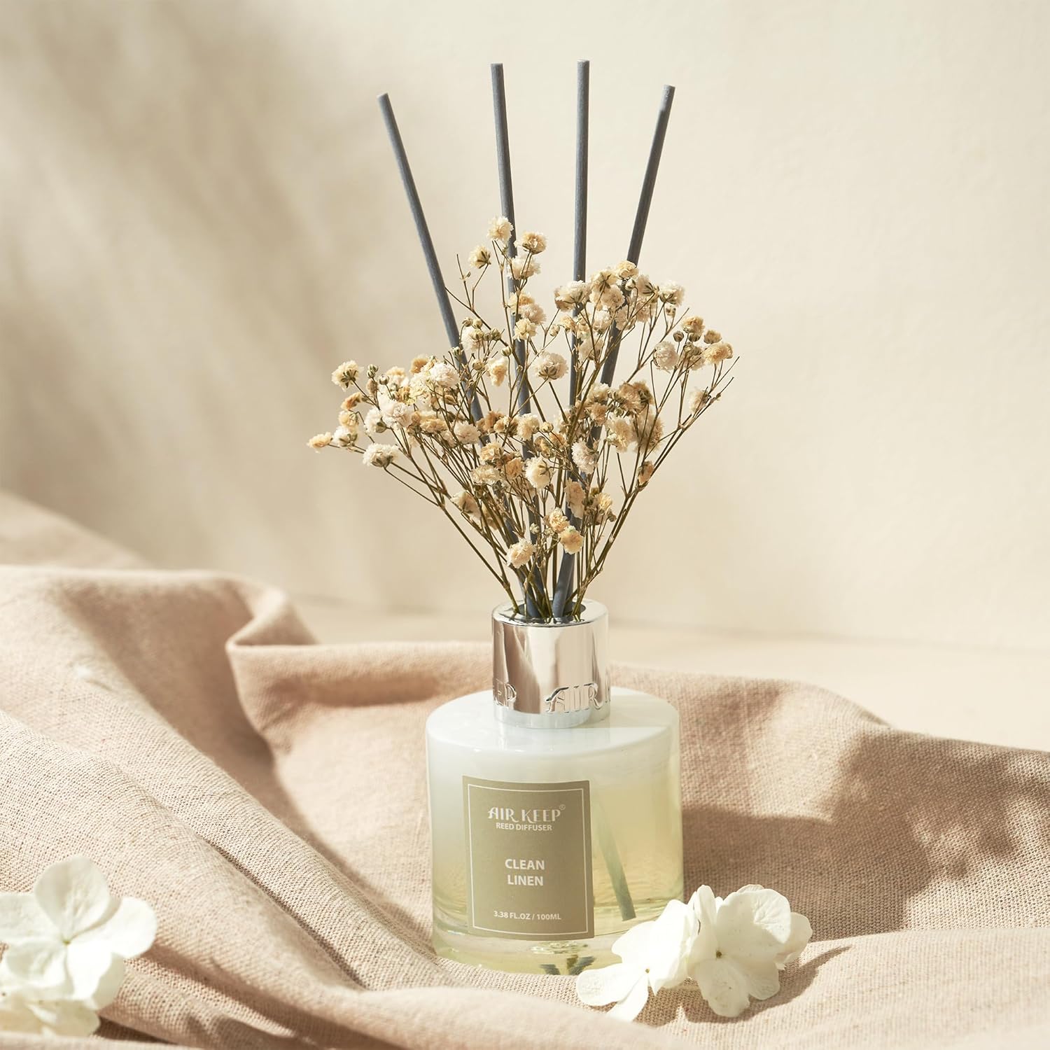 Reed Diffuser Set, 3.38 fl oz  - Home Fragrance Linen のレビューと価格