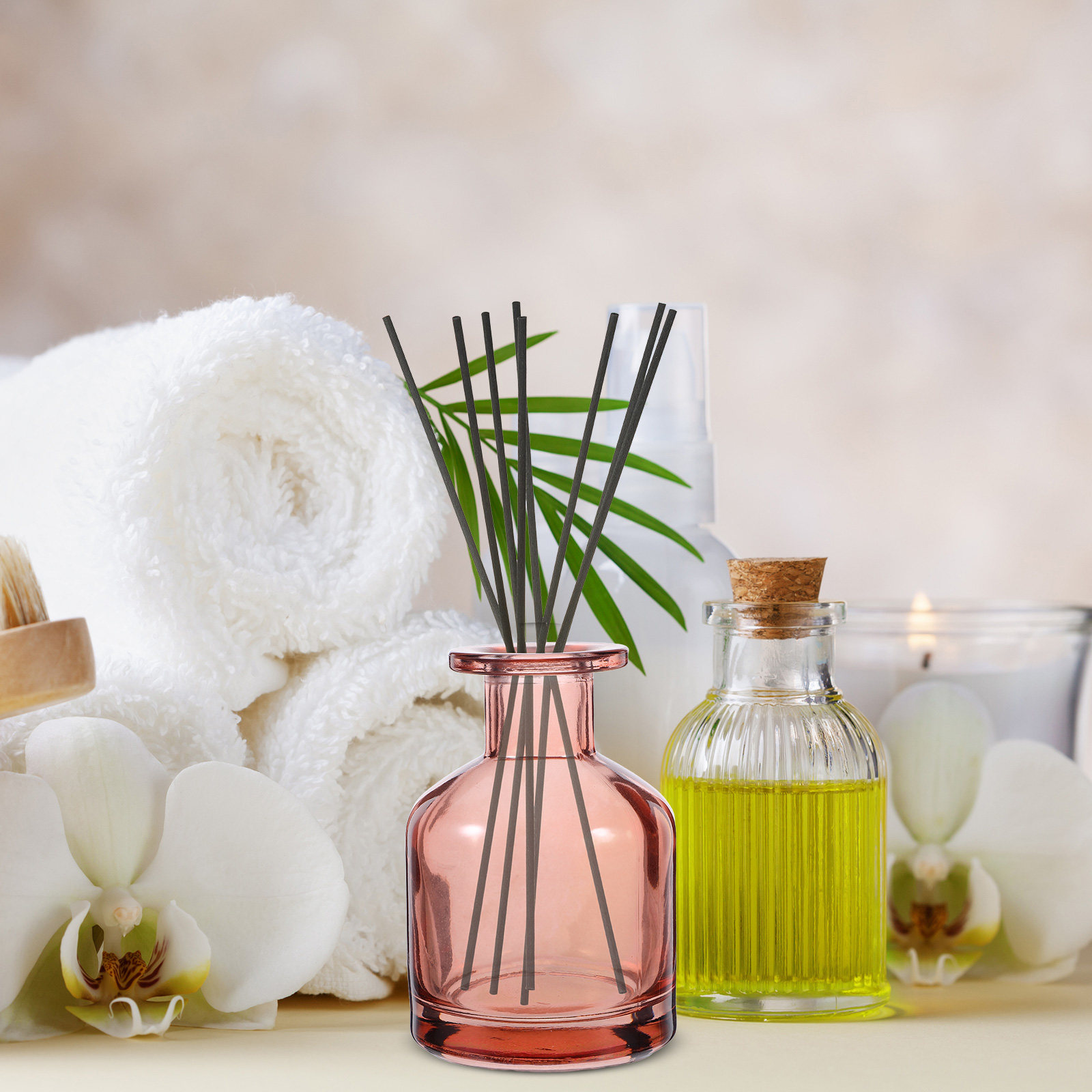 2Pcs Reed Diffuser Glass Bottl - Home Fragrance Jar のレビューと価格