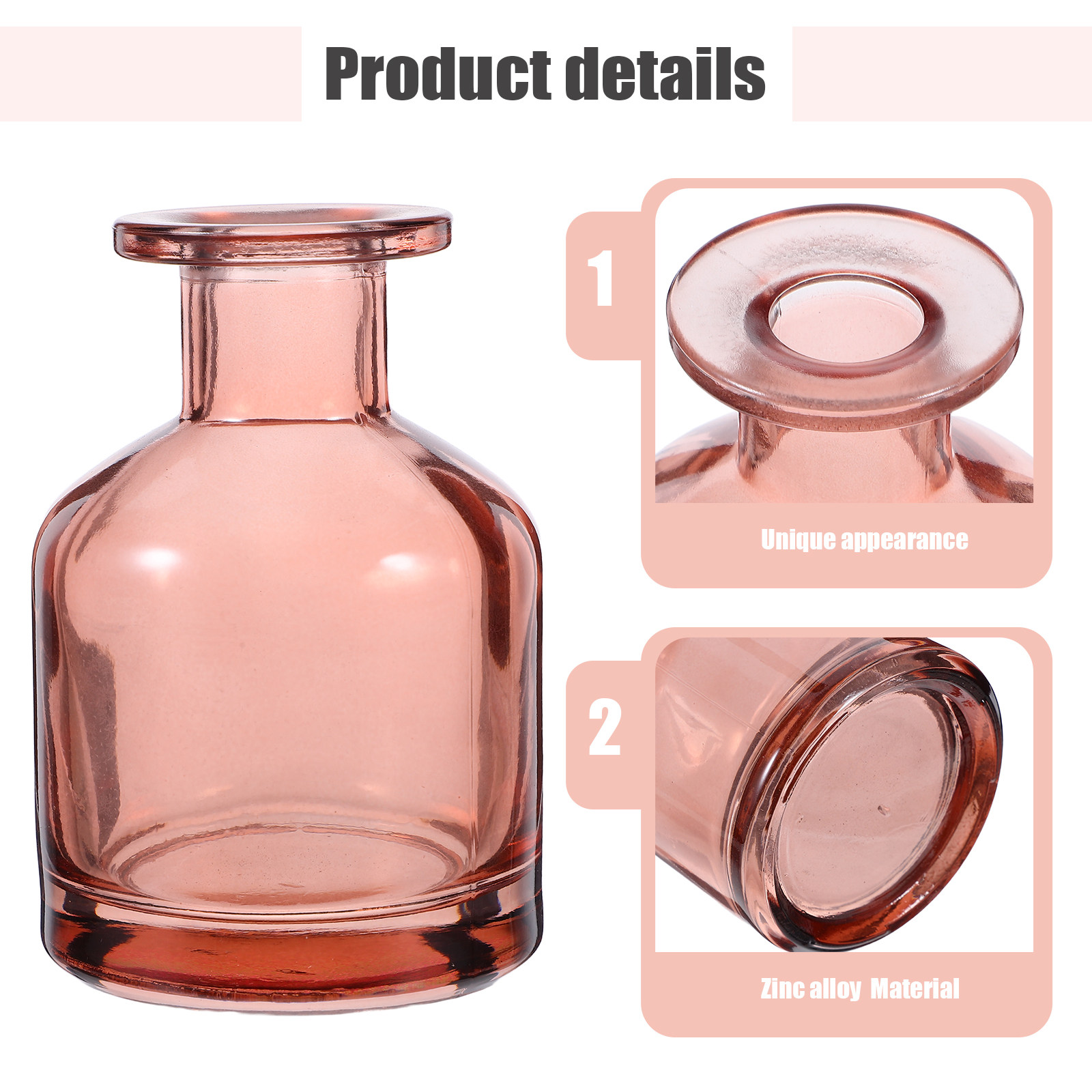 2Pcs Reed Diffuser Glass Bottl - Home Fragrance Jar のレビューと価格