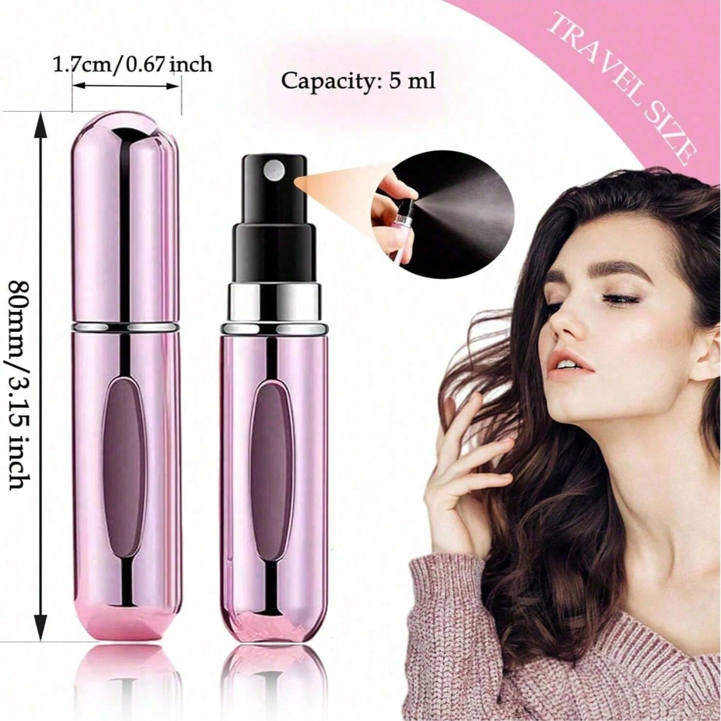 6Pcs Travel Perfume Bottle Ref - Perfume Atomizer Travel のレビューと価格