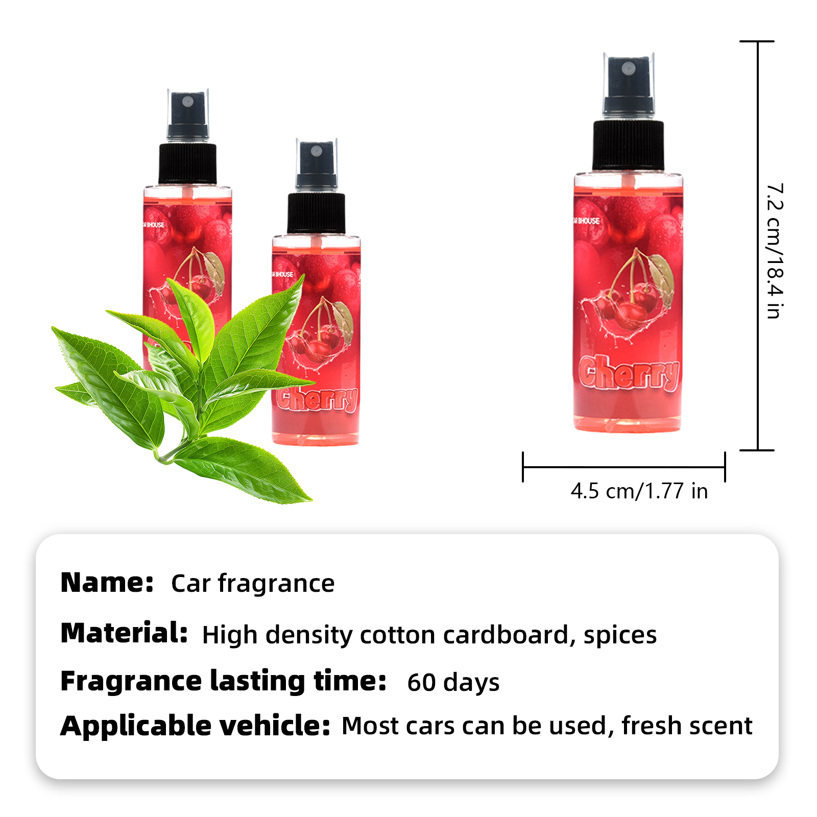 100ml CHERRY-Scented Hand-Spra - Home Fragrance Room Spray のレビューと価格