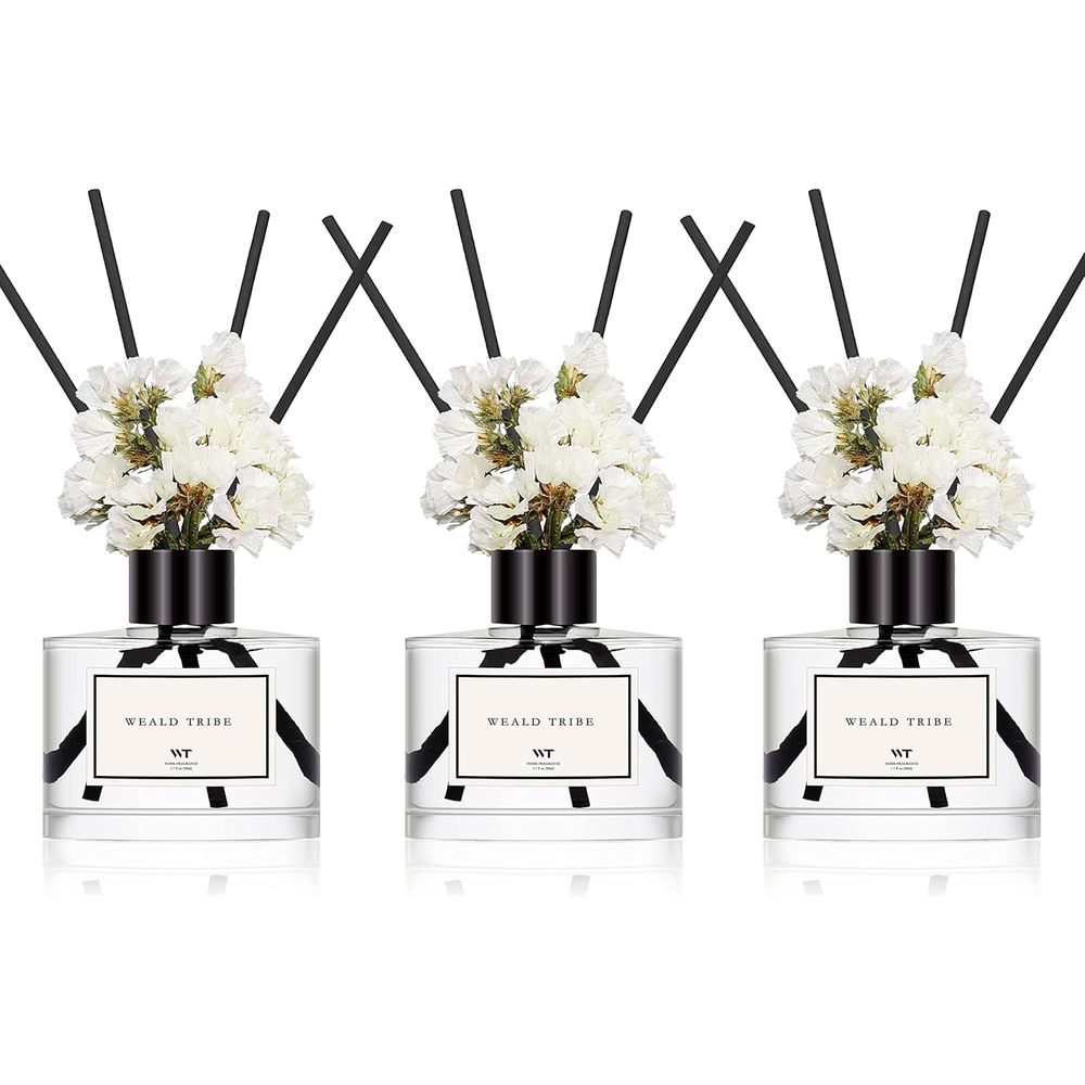 Set of 3 Reed Diffusers: Linen - Home Fragrance Linen のレビューと価格
