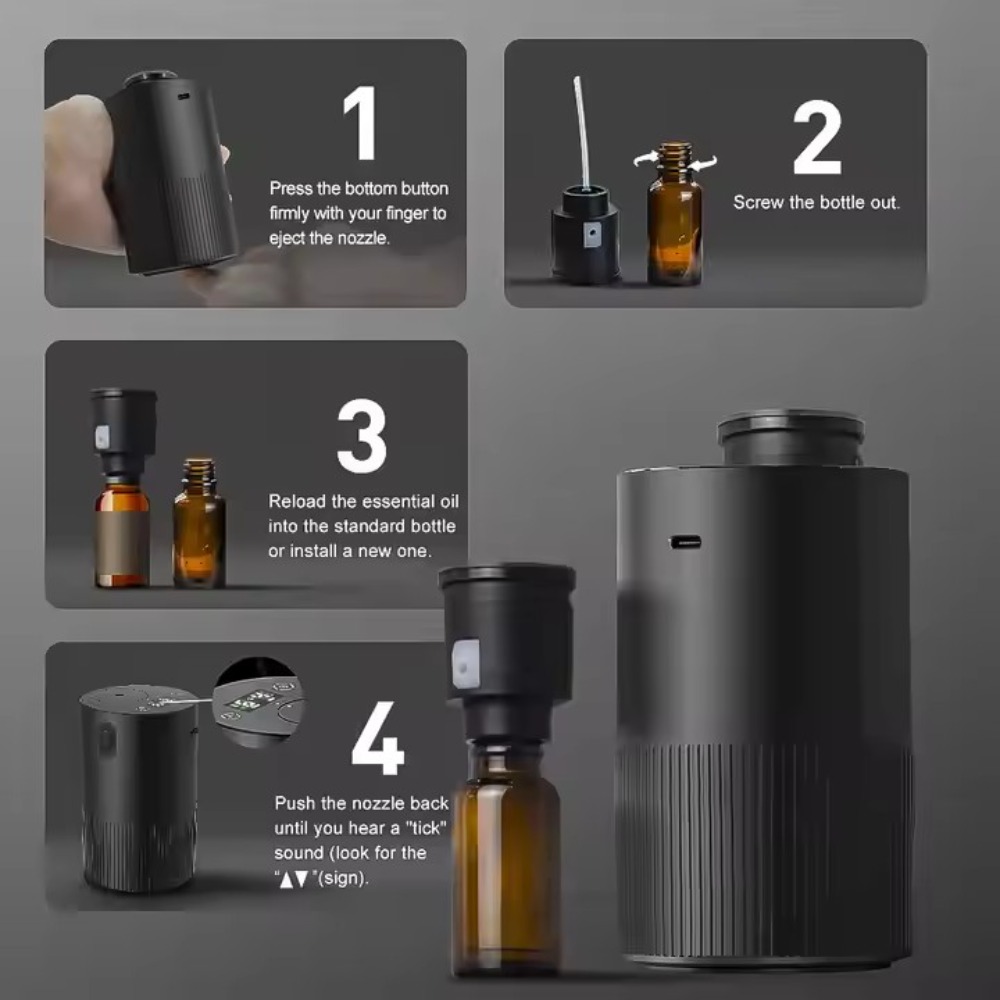 Portable Essential Oil Diffuse - Home Fragrance Accessories のレビューと価格